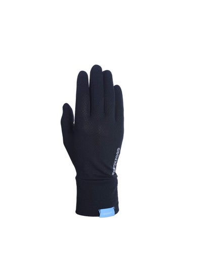 Buy OXFORD Deluxe Coolmax Inner Gloves Black for Bike Riders-M in UAE