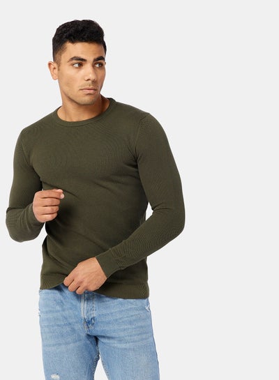 Buy Basic Knit Long Sleeve Pullover in Egypt