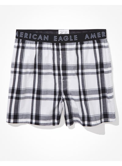 Buy AEO Plaid Stretch Lounge Boxer Short in Egypt