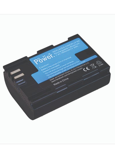 اشتري DMK Power LP-E6 LP-E6N 1800 mAh Battery Compatible with Canon EOS R 60D 70D 80D 5D II 5D III 5D IV 5Ds 6D 6D Mark II 7D 7D Mark II C700 XC10 XC15 Cameras في الامارات