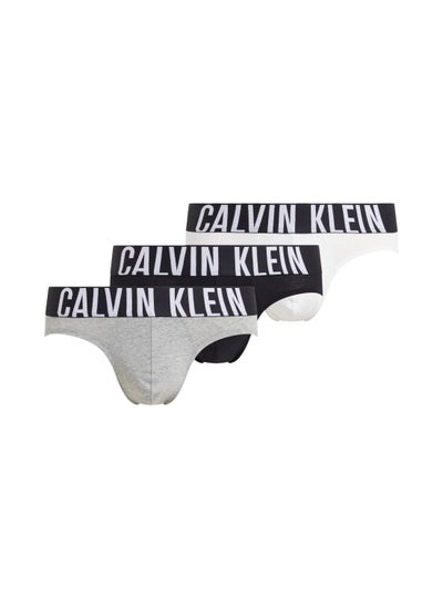 Buy Men's 3 Pack Briefs - Intense Power - Cotton, Black in Saudi Arabia