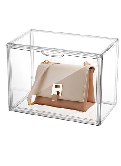 اشتري Acrylic Display Case Plastic Storage Boxes, Clear Handbag Display Case, Acrylic Purse Storage Organizers, Plastic Storage Boxes, for Handbags, Shoes, Collectibles, Cosmetic and Toys في السعودية