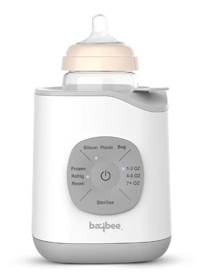 Buy Baybee 10 in 1 Baby Bottle Warmer & Sterilizer | Electric Baby Food,Water & Milk Heater & Defrost with Manual Temperature Adjustment & Single Bottle | Baby Feeding Bottle Sterilizer in Egypt