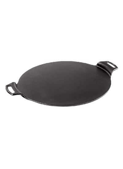 Buy Seasoned Dual Handle Rimless Design Cast Iron Pizza Pan Black 15 inch BW15PP in Saudi Arabia