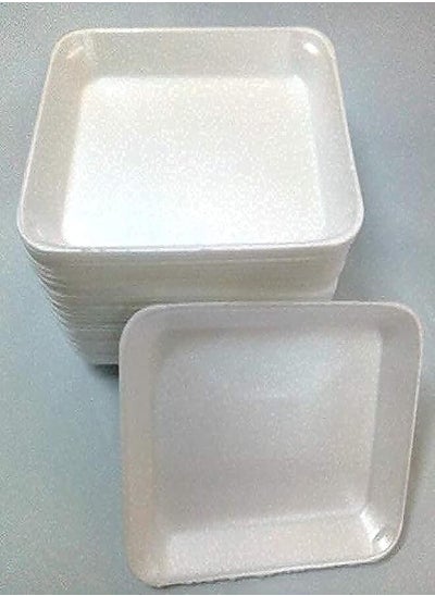 Buy Disposable foam dishes 1 kg. 100 pieces in Egypt