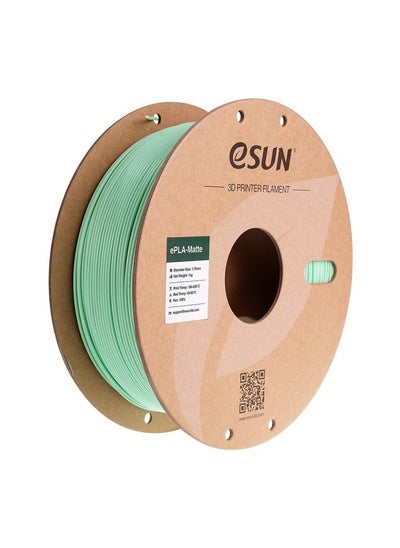 Buy eSUN Matte PLA 3D Printer Filament, PLA 1.75 mm, Dimensional Accuracy +/- 0.05 mm, 1 kg Spool (2.2 lbs) Filament for 3D Printers, Mint Green in UAE