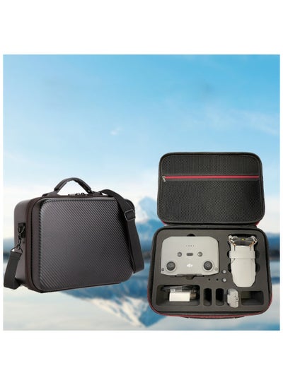 Buy Suitable for DJI Mavic mini 2 drone shoulder bag suitcase storage box crossbody Case waterproof luggage accessories(PU) in Saudi Arabia