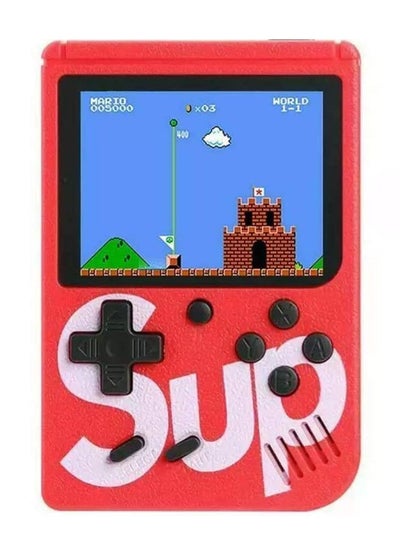 Buy Retro Handheld Game Console Portable Game Player with 400 Games 1040mAh Rechargeable Battery Inch Screen Red in UAE