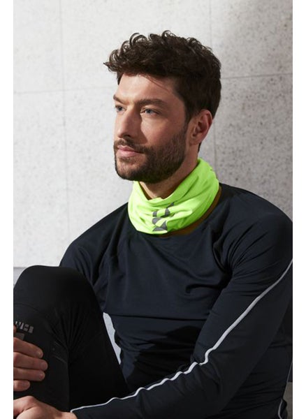 Buy Reflective Multifunctional Scarf, Neon Yellow in UAE