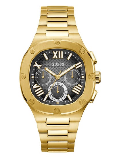 اشتري GUESS Mens Gold Tone Multi-function Watch GW0572G2 في السعودية