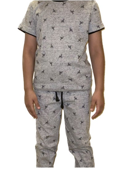 Buy Cotton pajamas for boys with deer print in Saudi Arabia