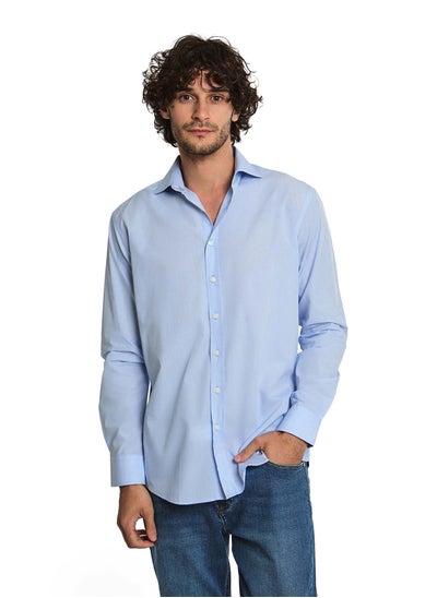 اشتري Fancy Regular Fit Long Sleeve Cotton Shirt في مصر