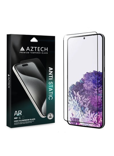 Buy AZTECH Premium Clear Tempered Glass for Samsung Galaxy S24PLUS, Anti Static, High Aluminium Glass, AR translucency process, Bare hand feel, Fingerprint, oil and stain resistance and Smooth touch, including free cleaning wipes for making it easy to clean and apply. in UAE