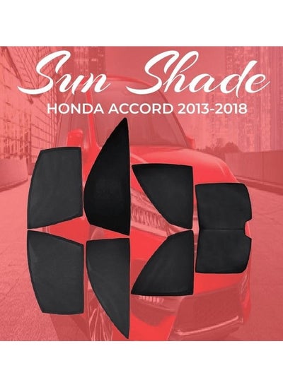 Buy Car Sunshade All Side Sunshade UV and Heat Protection Front Back Sides Sun Shades High Quality For HONDA ACCORD 2013-2018 in Saudi Arabia