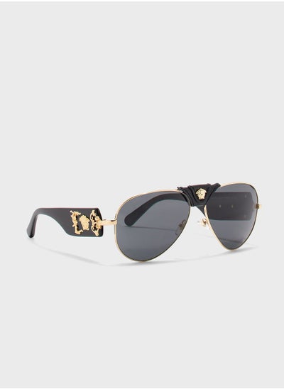 Buy 0Ve2150Q Aviator Sunglasses in UAE