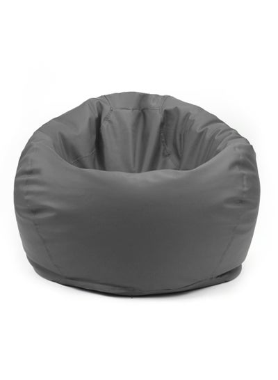 Buy Fatbag Faux Leather Bean Bag with Polystyrene Beads Filling(Grey) in UAE