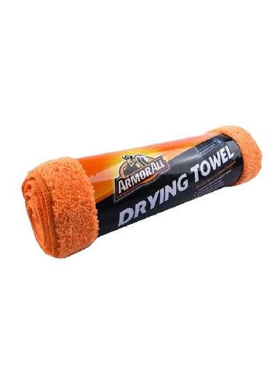 Buy Microfiber High Absorbency Drying Towel Orange 159 g 17621 in Saudi Arabia