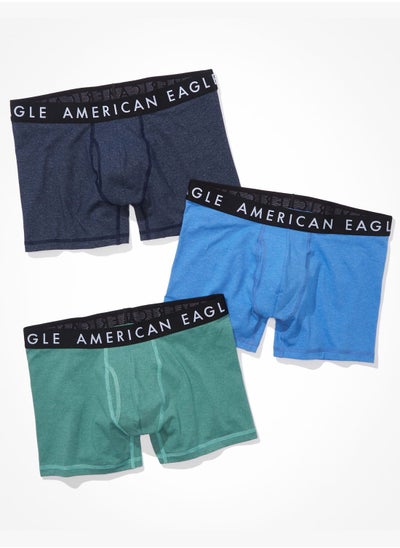 Buy 3 Pack Logo Band Trunks in UAE