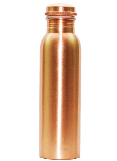 Buy VOIDROP-Pure Copper Water Bottle-Copper bottle-Copper Bottle Handcrafted- Copper Vessel-An Ayurvedic Water Bottles-Capacity 34 Oz Copper Bottle for Home in UAE