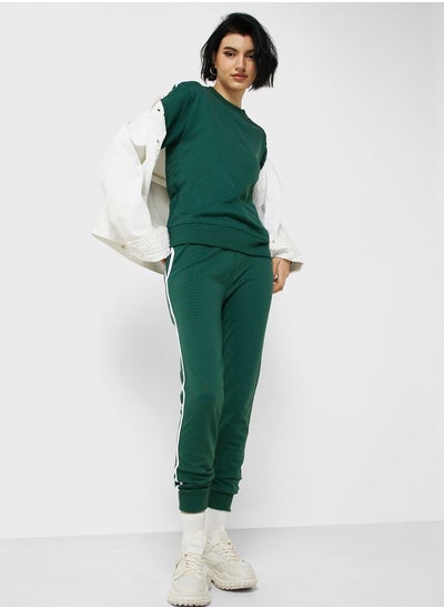 Buy Sweatshirt & Side Stripe Jogger Set in UAE