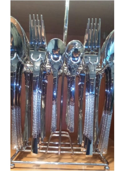 Buy A set of forks and spoons, 38 pieces, on a German Arshia silver stand, 3037 in Egypt