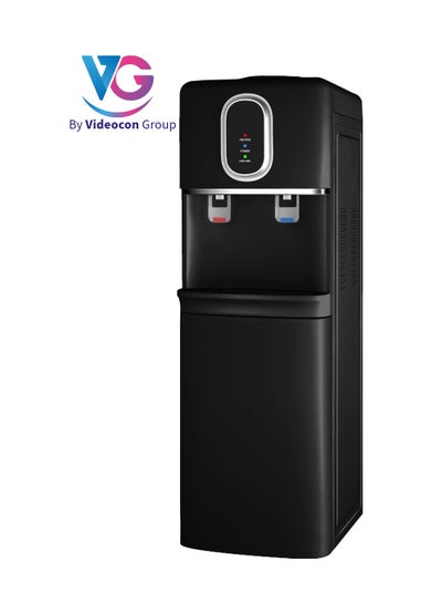 Buy Top Loading Water Dispenser With Hot and Cold Water and Compressor Cooling, Cabinet with Refrigerator, Floor Standing, Suitable for Home, Office etc. in UAE