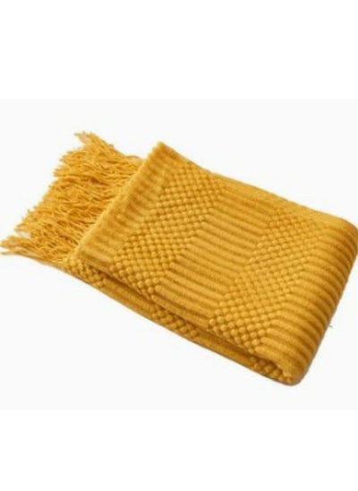 Buy Nordic Style Simple Tassel Siesta Blanket in Saudi Arabia