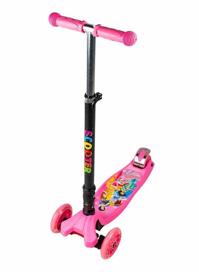 Buy Foldable Light Wheels Pink Scooter - 316A in Egypt