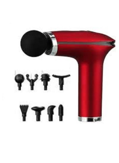 Buy RECHARGABLE MASSAGE GUN ,KH-811,8 MESSAGE HEADS,RED in Egypt