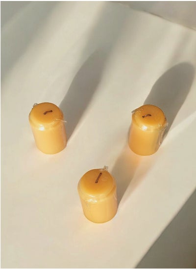 Buy Set of 3 Cinnamon Vanilla Scented Candles in Egypt