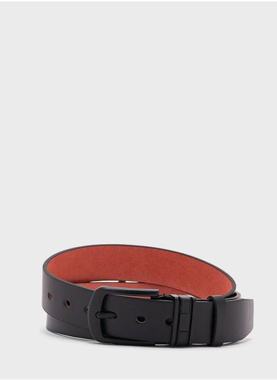 Buy Faux Leather Formal Belt in UAE