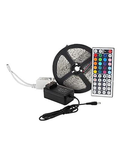 Buy LED Strip With  300 LEDs/roll 24 Keys Ir Remote 12v 6a Power Adapter 5m  Multicolour in Egypt