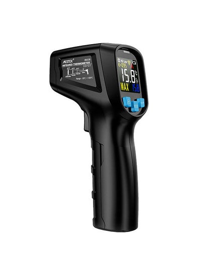 Buy -50~600℃ Handheld Non-contact Digital LCD Infrared Thermometer Industrial IR Temperature Tester Pyrometer with Adjustable Emissivity in UAE