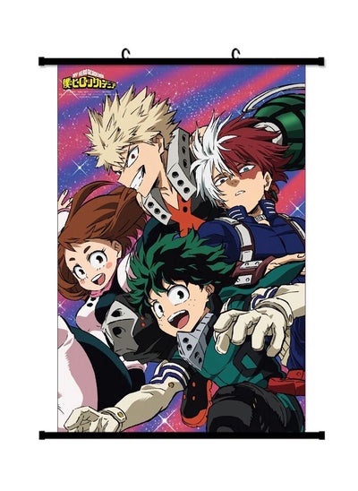 Buy Anime My Hero Academia Poster Mha Print On Canvas Painting Wall Art For Living Room Decor Boy Gift 60*90cm in UAE