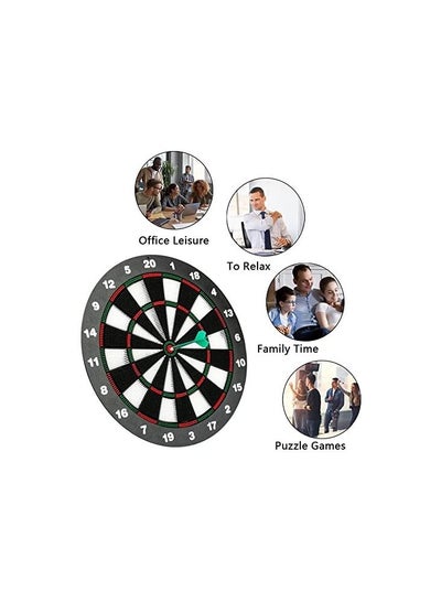 Buy H PRO Safety Rubber Dart Board with 6 Soft Tip Darts for Kids and Adults |Indoor And Outdoor Game in UAE