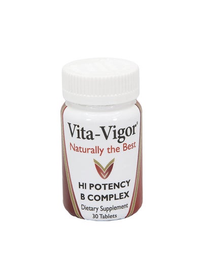 اشتري Vita-Vigor Hi Potency B Complex Tablets-Pack Of 30 في الامارات