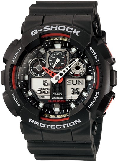 اشتري G - Shock التناظرية الرقمية ووتش الأسود GA100-1A4 في السعودية