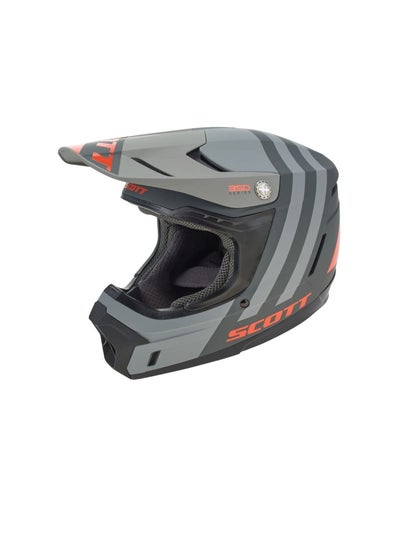 Buy Scott 350 Evo Plus Dash ECE Motocross Helmet Black/Orange (Small) in UAE