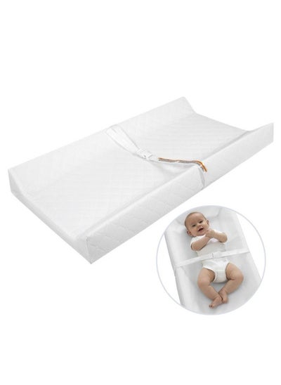 Buy Baby Changing Pad with Seat Belt Portable Compression Waterproof Nursing Changing Table Baby Massage Touch Pad 80x40x10cm in Saudi Arabia