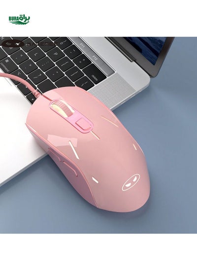 اشتري 1PC G12 MUTE MUTE MOUSE ، 7 ألوان تتنفس الماوس LED LED ، 6 ماوس كمبيوتر ضوئي DPI قابل للتعديل. في السعودية