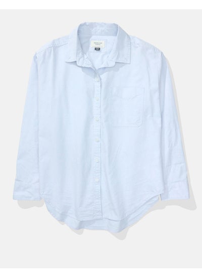 Buy AE Oversized Oxford Button-Up Shirt in UAE