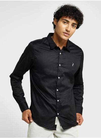 Buy Thomas Scott Spread Collar Classic Slim Fit Casual Shirt in UAE