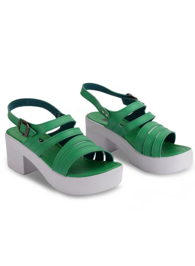 Buy Protan Medical Sole Sandals 3 Straps-Green in Egypt