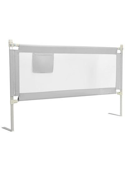 اشتري Safety Bed Guard Rails for Kids Vertical Lifting Foldable Bed Barrier في الامارات