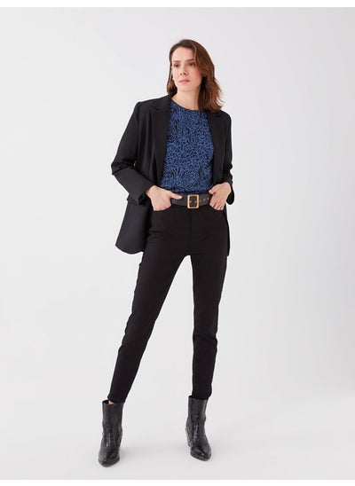 اشتري Slim Fit Pocket Detailed Gabardine Women Trousers في مصر