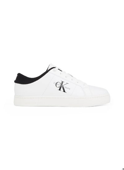 Buy Men's  Leather Trainers , White - Leather in Saudi Arabia