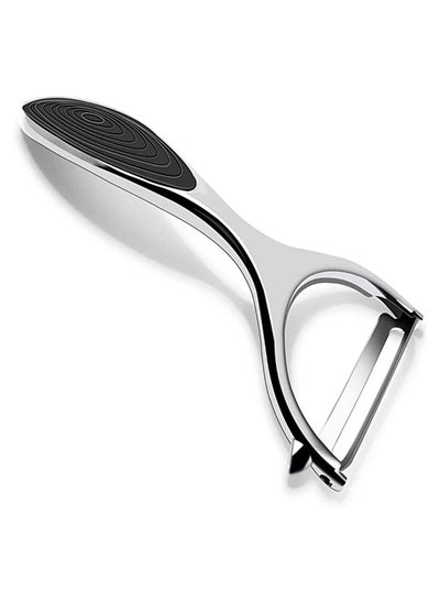 اشتري Vegetable Fruit Peeler for Kitchen Premium Stainless Steel Y Shape Swivel Peelers for Veggie, Potatoes, Carrot, Fruit, with Ergonomic Non-Slip Handle, Good Grip & Durable Premium في الامارات