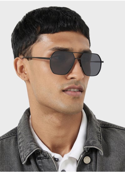 اشتري Polarized Lens Square Aviator Sunglasses في الامارات