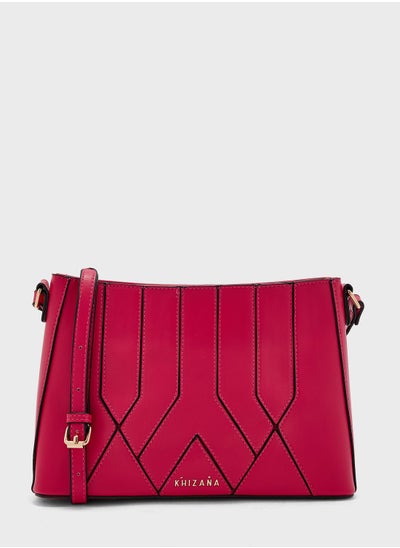 Buy Line Pattern Crossbody Bag in Saudi Arabia