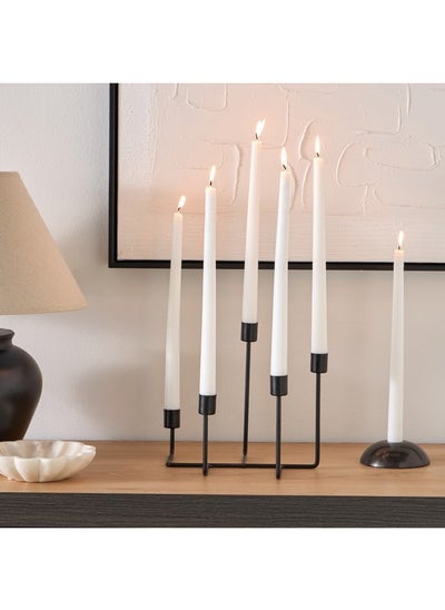 Buy Calot Metal Candleholder 10 x 10 x 4 cm in UAE